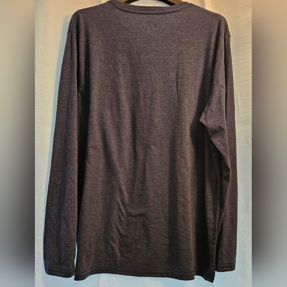 (2)Mens XXL Levis Long Sleeve Blue & Gray Henley Shirts - Picture 5 of 16